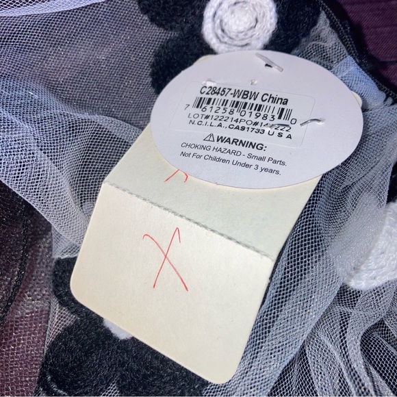 3/$15 NWT black & white embroidered flowers tutu - Picture 5 of 6